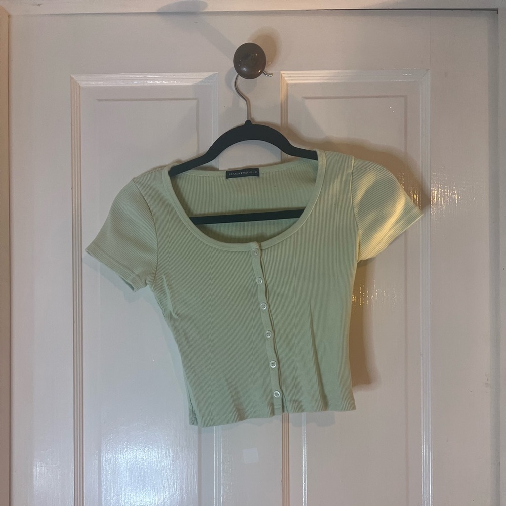 Green Brandy Melville Zelly Top